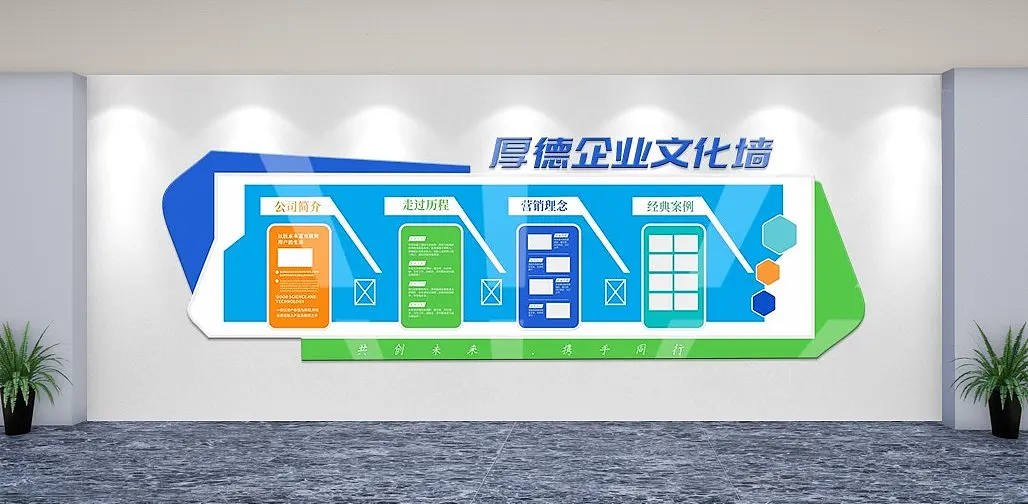 大气企业文化墙设计