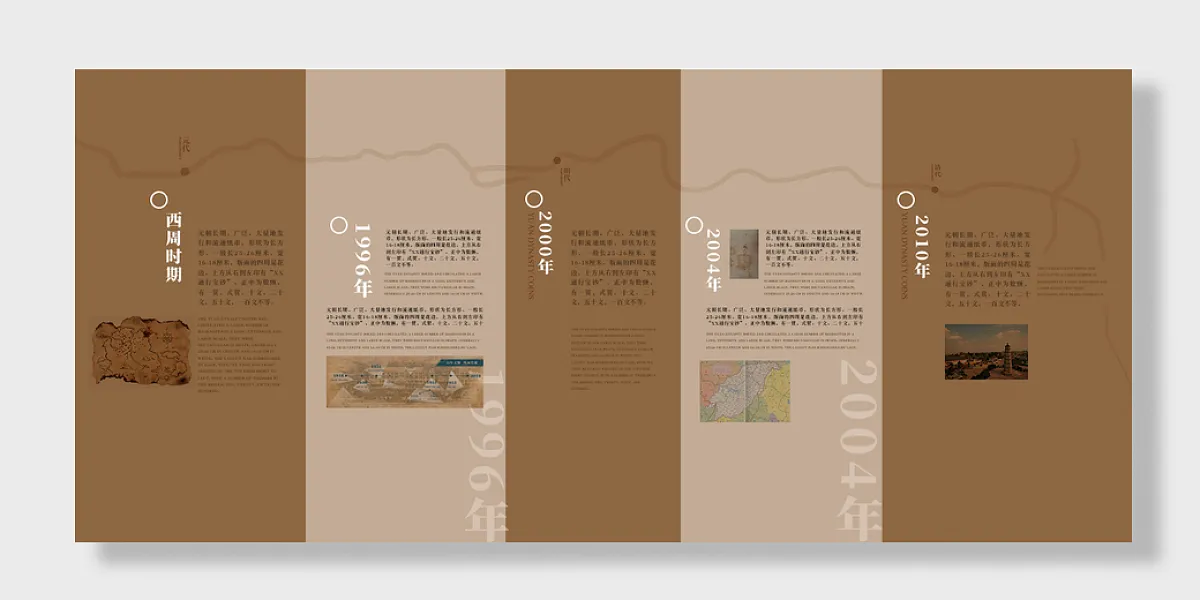 村史馆前言墙古风设计排版展板-图巨人