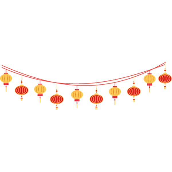 春节、中国新年、灯笼节日png免抠图片素材-图巨人