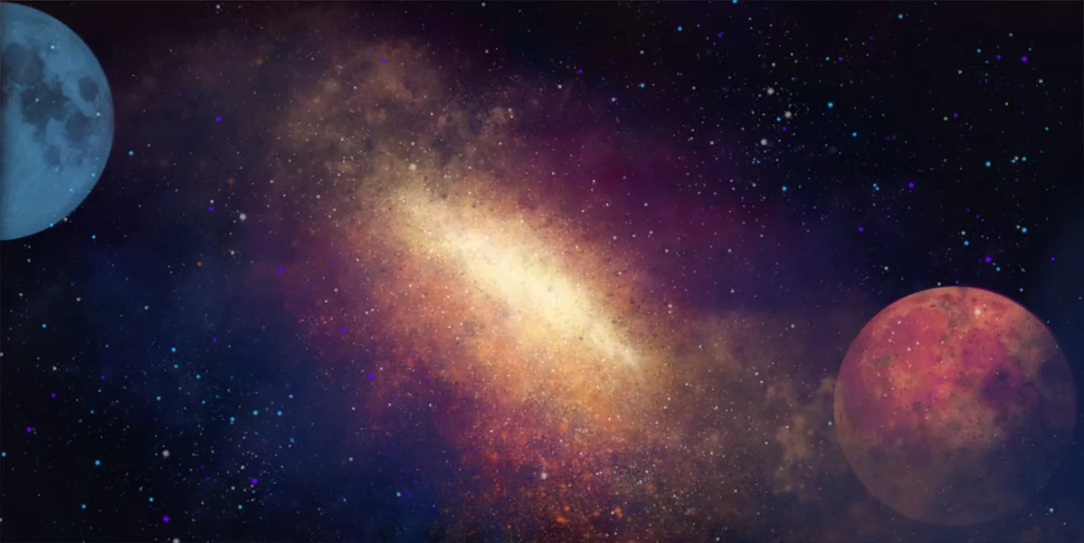 星空背景效果PSD素材-图巨人