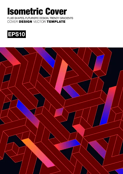 创意抽象图形艺术海报背景-图巨人