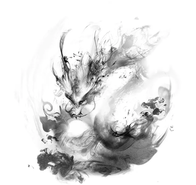 手绘龙年春节插画海报-图巨人