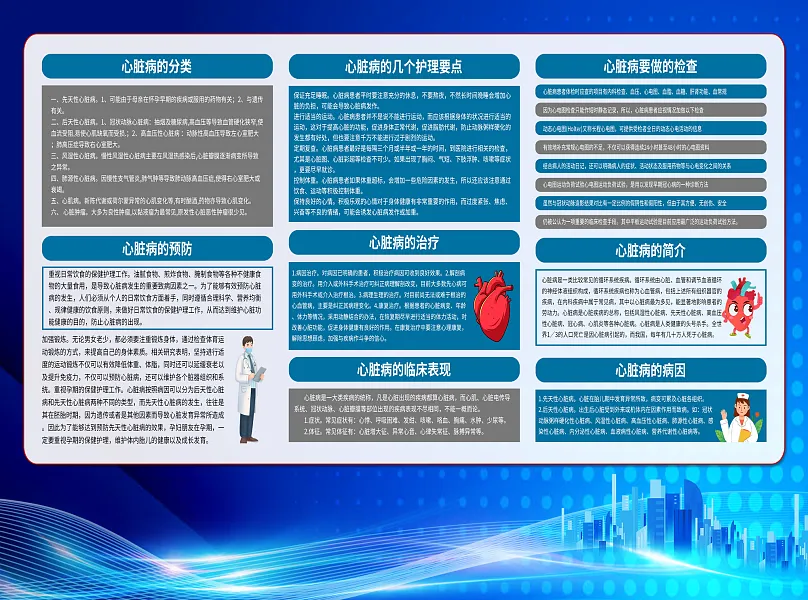 大气心脏病医学科普知识折页5-图巨人
