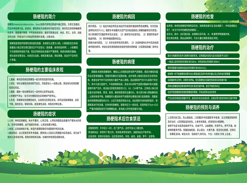 大气肠梗阻医疗科普折页4-图巨人