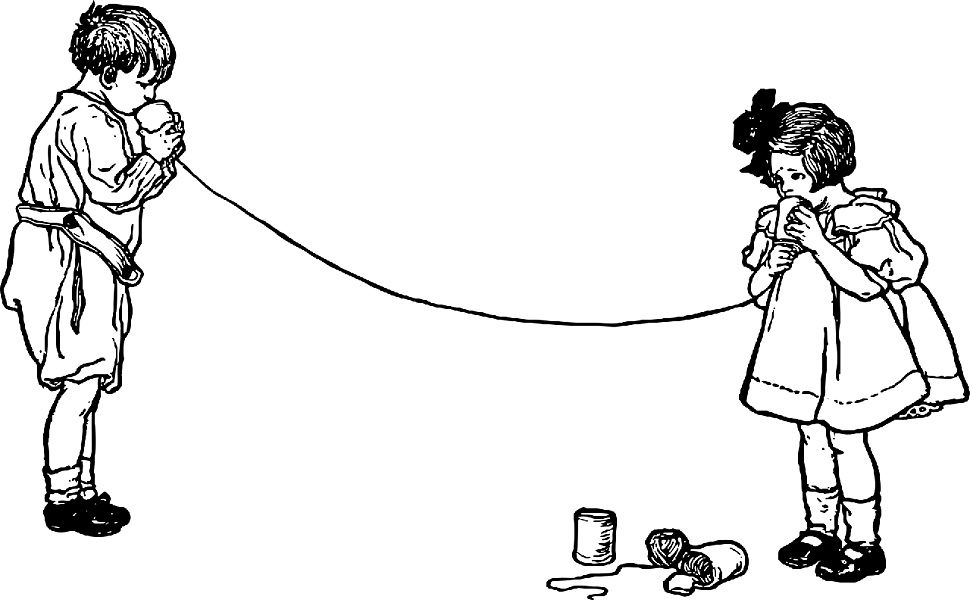 孩子们 沟通 人们 线条艺术 优质的 复古的 古董 剪下 画画-图巨人