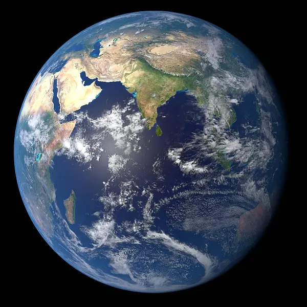 地球 行星 空间 蓝色的 自然 宇宙 天文学 科学 海 3D-图巨人