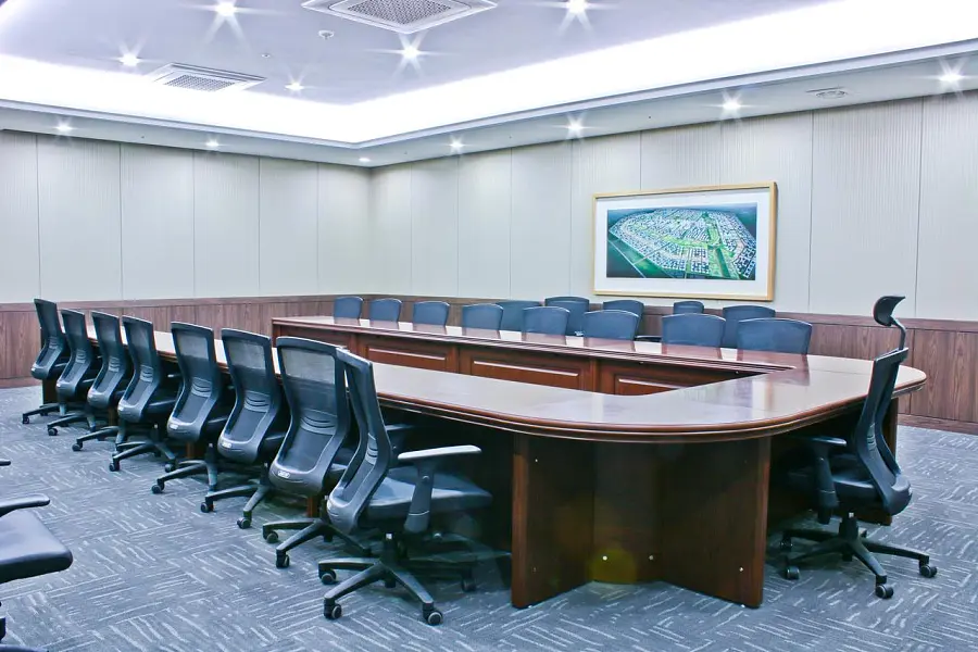 建筑的 会议室 商业 蓝色的会议 蓝色房间 会议室 会议室 会议室-图巨人