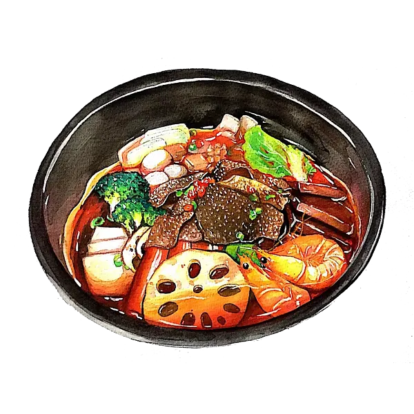 川菜小炒莲藕花菜豆腐-图巨人