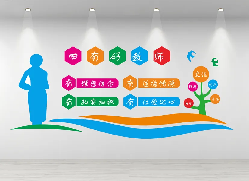 关爱责任的好教师理解交流仁爱扎实知识道德情操-图巨人