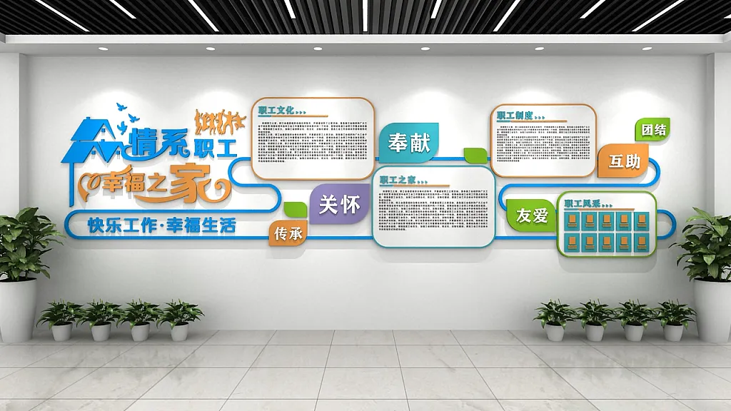 职工之家文化墙