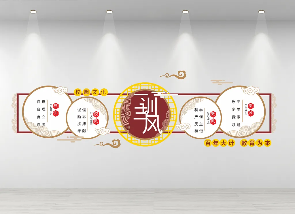 三风一训文化墙