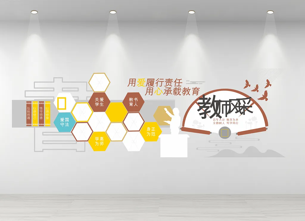 教师风采文化墙