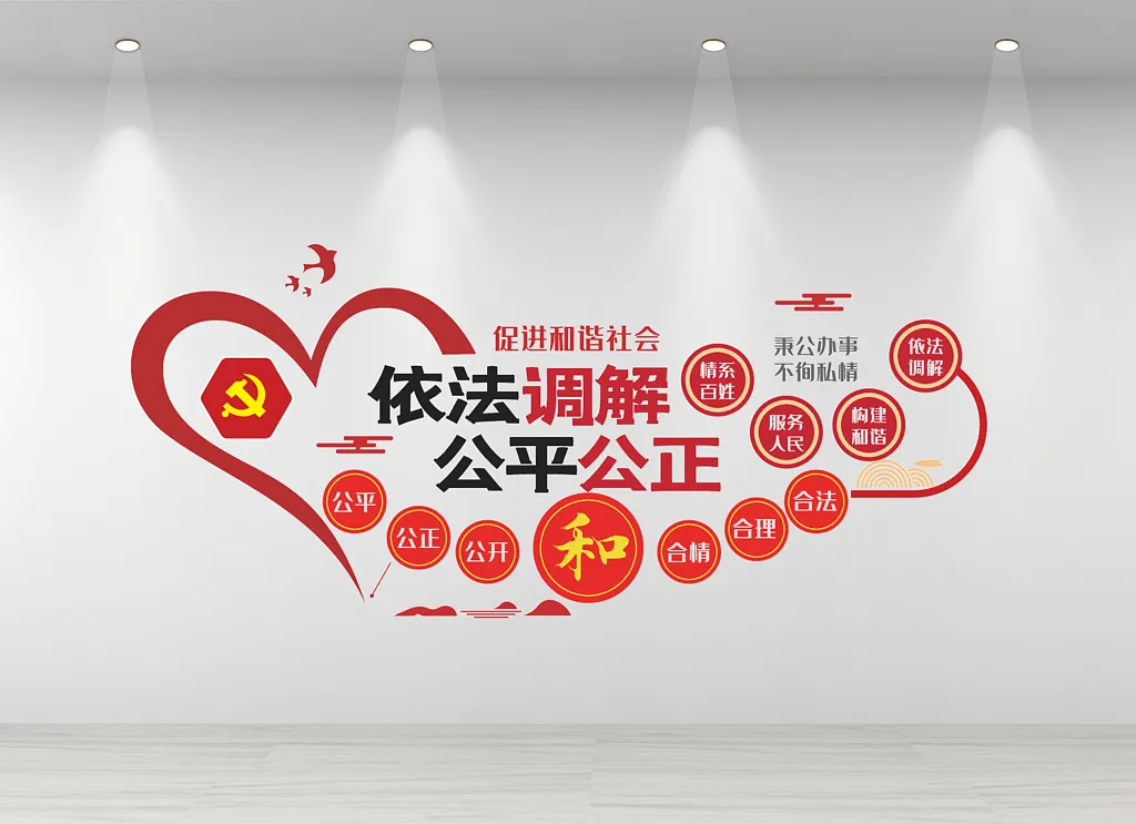 人民调解内容文化墙