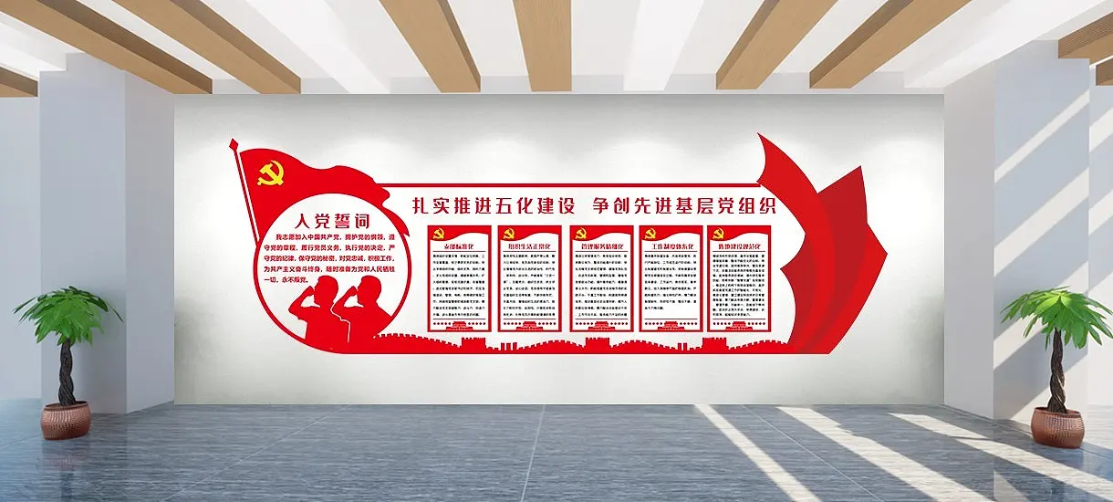 五化建设文化墙