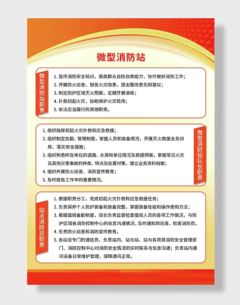 微型消防站公示栏-图巨人