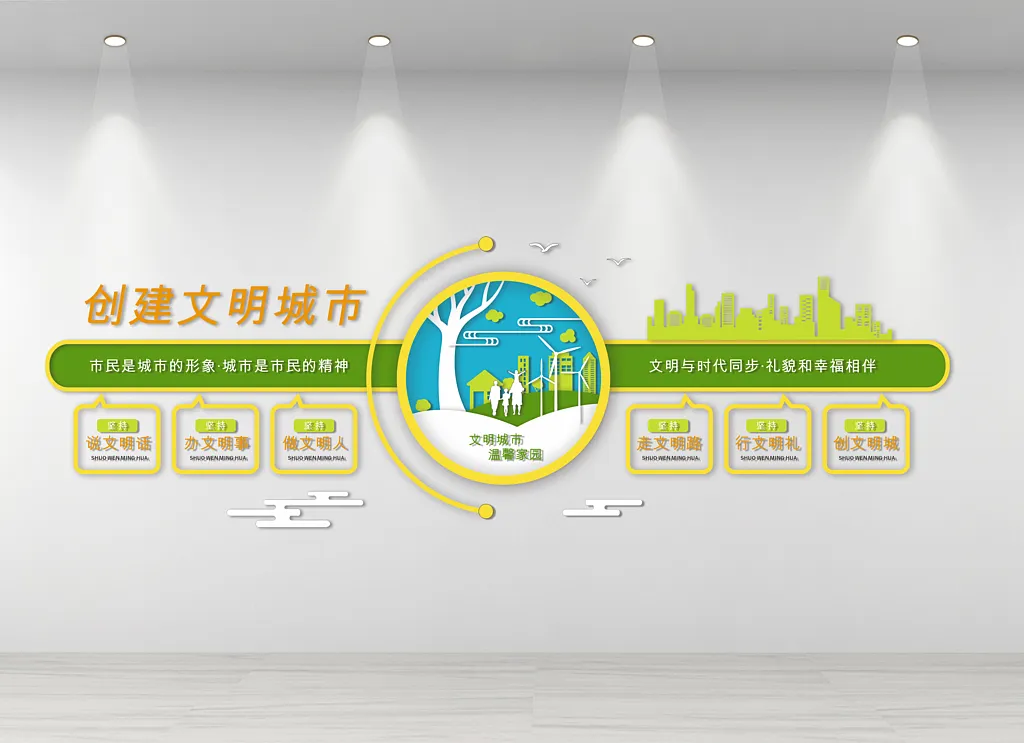 文明城市文化墙
