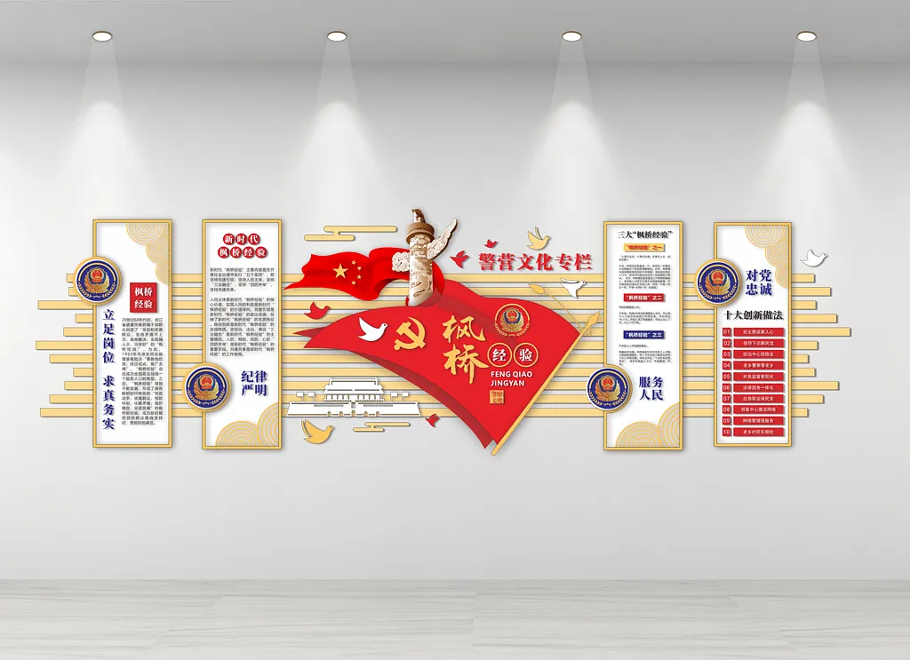 警营派出所新时代枫桥经验文化墙