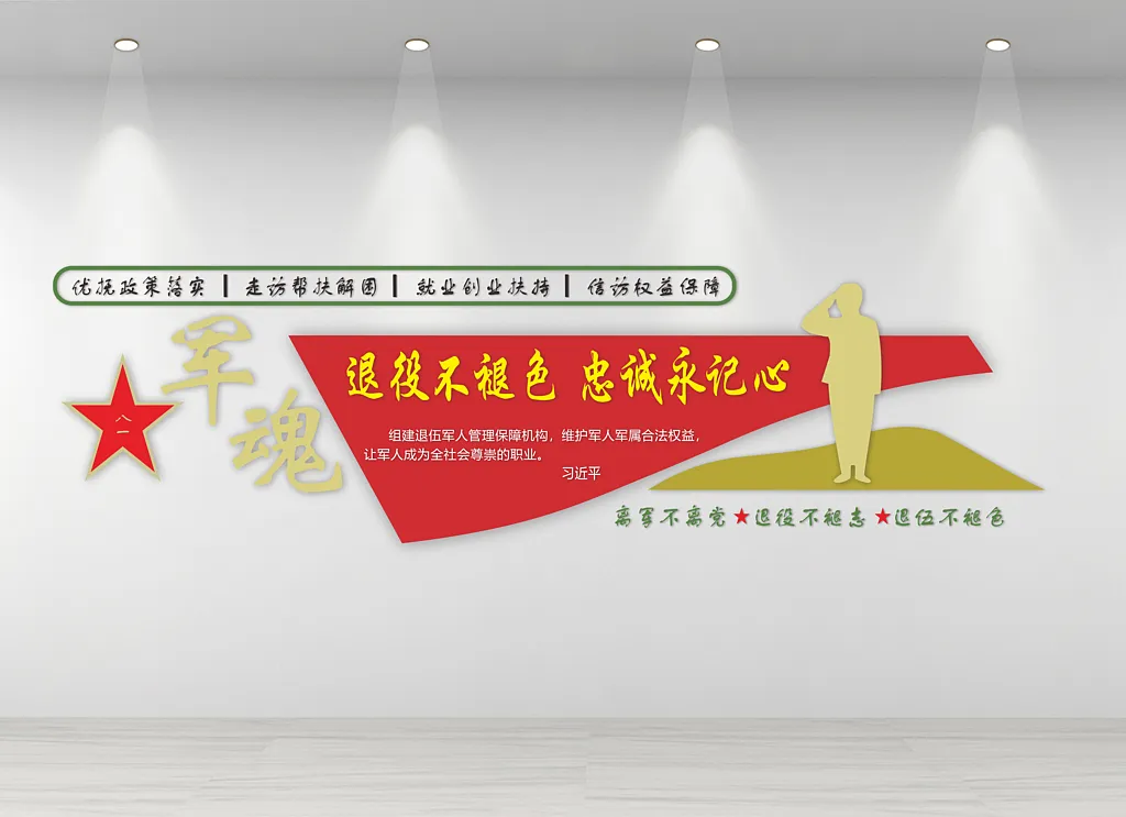 退役军人文化墙