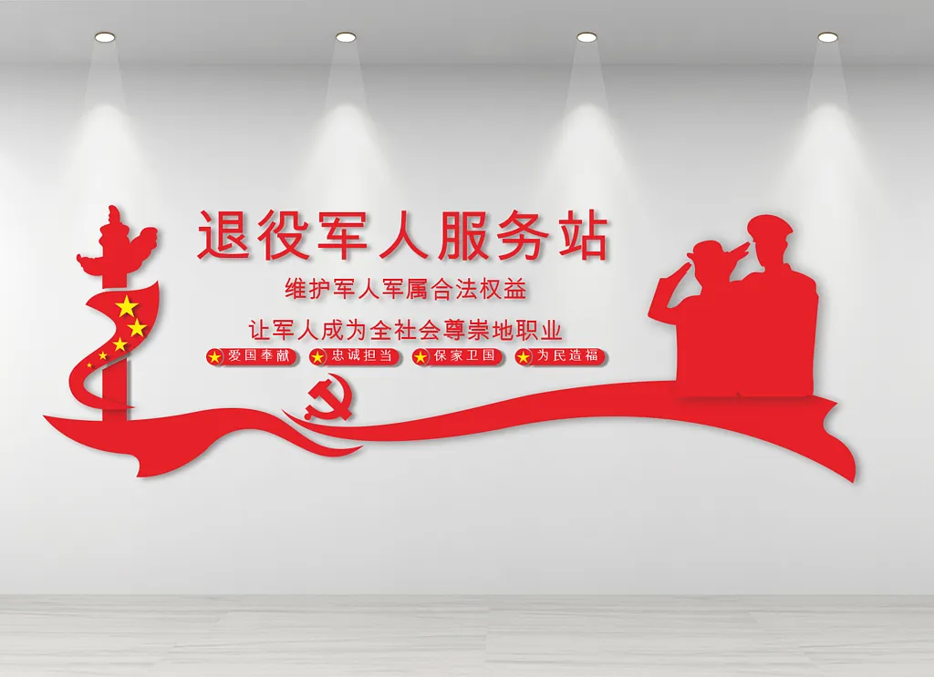 退役军人文化墙
