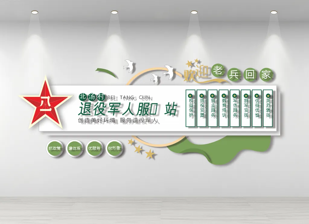 退役军人文化墙
