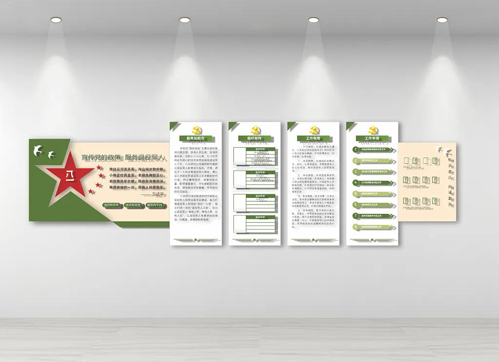 退役军人文化墙