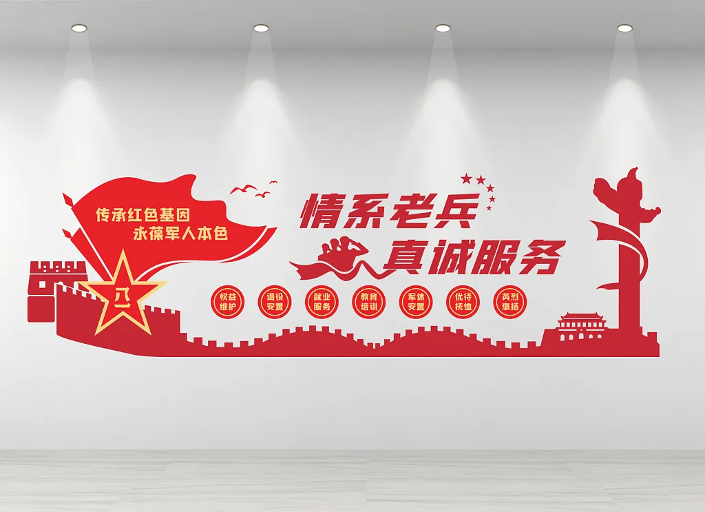 退役军人文化墙