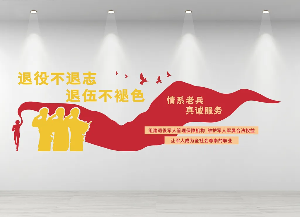 退役军人文化墙