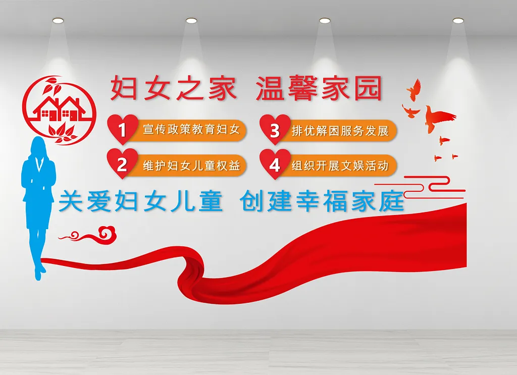 妇女之家文化墙党建